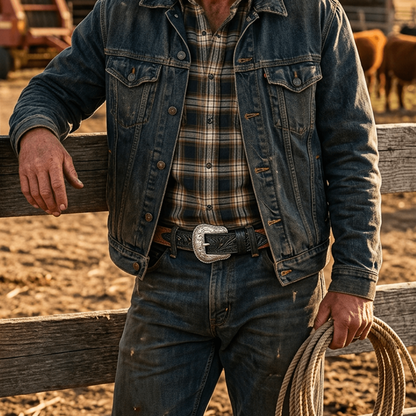 Hand-Tooled Western Billet Belt