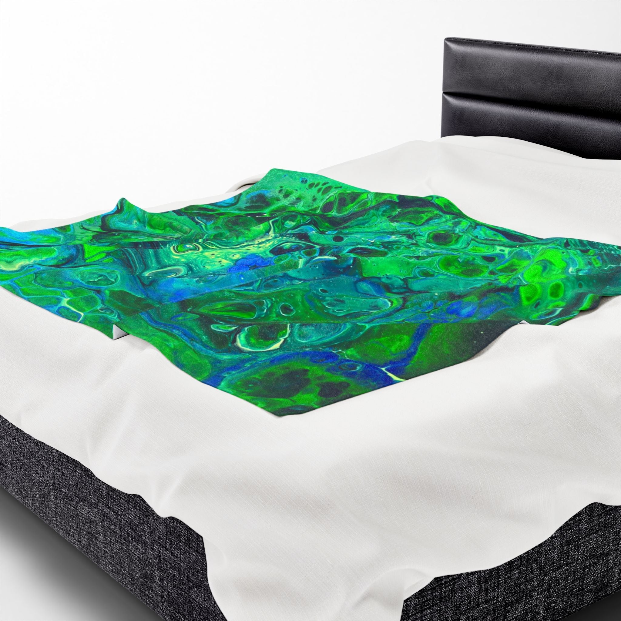 Bespattered Facade Radioactive Velveteen Plush Blanket | 3 Sizes