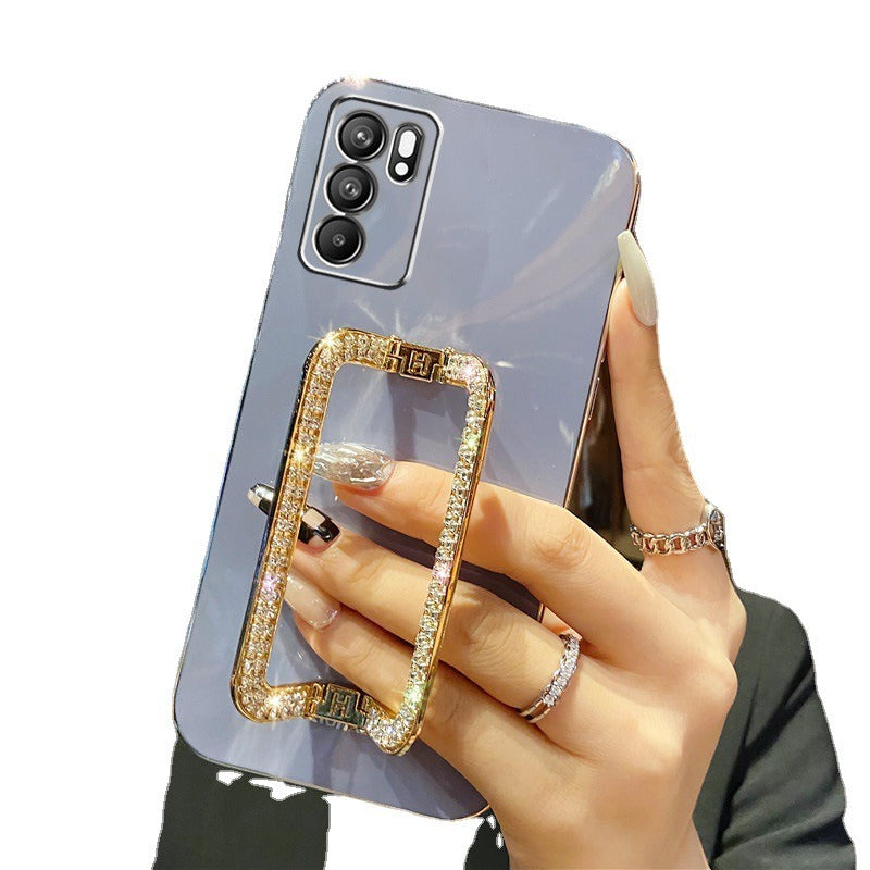 OPPO Mobile Phone Case with 3D Electroplating Bracket