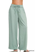 Zenana French Terry Wide Leg Sweatpants