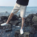 Men's Plaid Five Points Casual Shorts for Youth