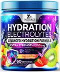 Hydration Replenisher Daily Electrolyte Drink Mix – Hydration Powder for Rapid Hydration with 6 Electrolytes & Minerals Zero Sugar Keto Vegan Non-GMO & Sugar-Free Electrolyte Powder - 60 Servings
