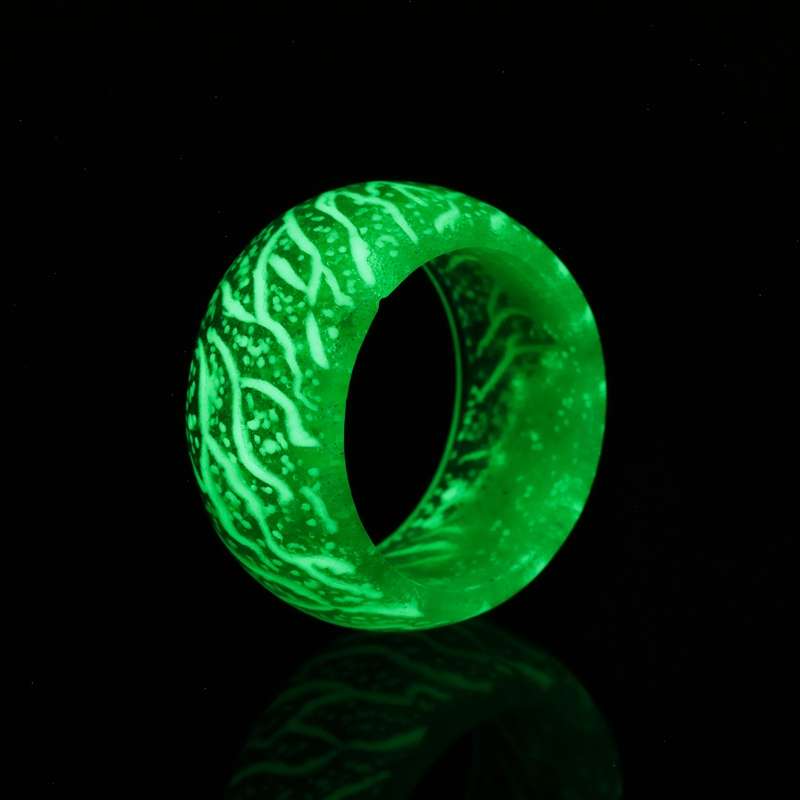 New Magic Forest Glow-in-the-Dark Crackle Ring