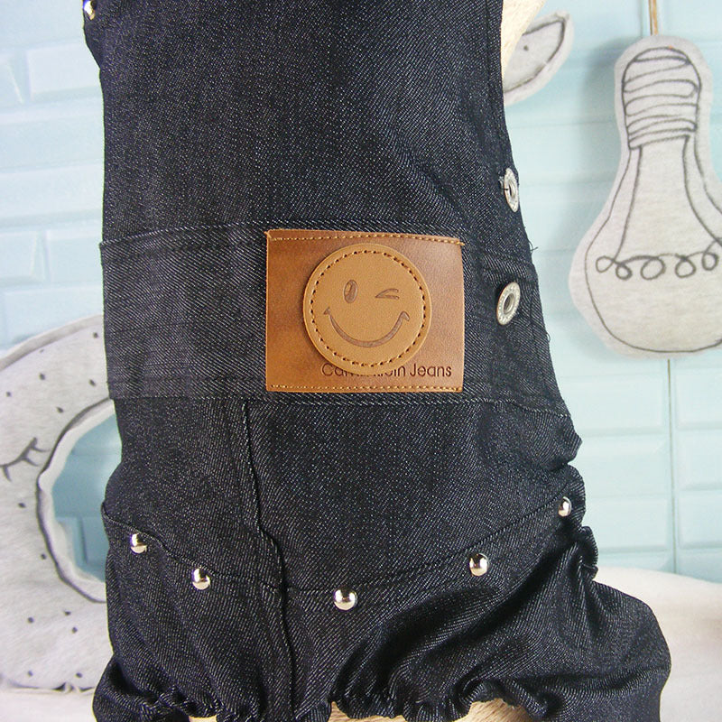 Casual Denim Overalls for Pets - New Fall/Winter Style