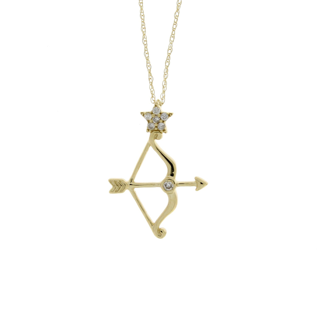 .07ct Diamond Fashion Pendants 14KT Yellow Gold