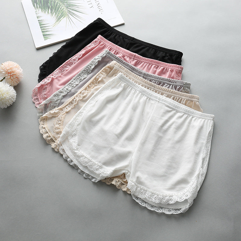 Women's Fashion Side Lace Loungewear Shorts
