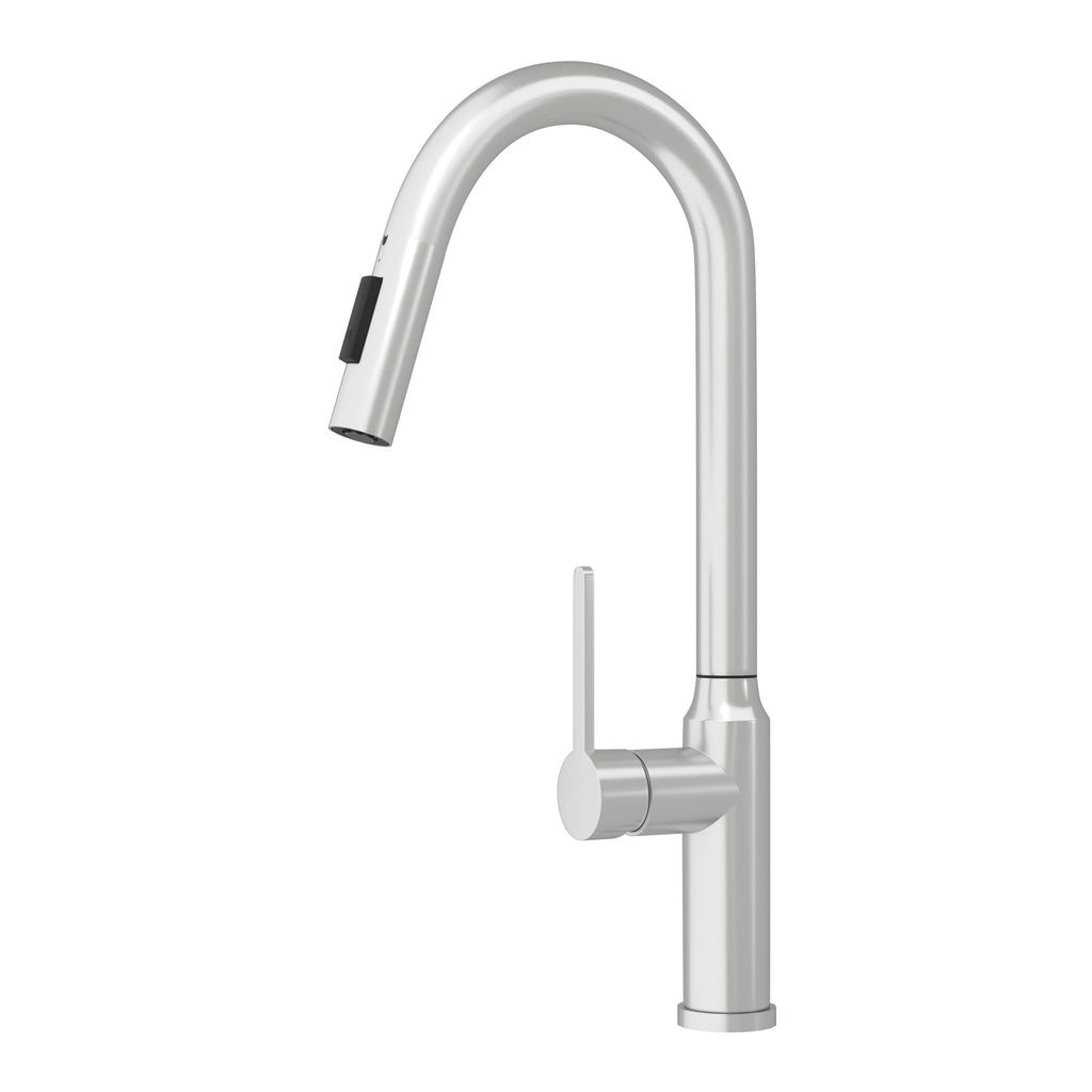 Bothwa Home 18.83' CUPC Certified Pull-down Kitchen Faucet (Brushed Nickel Finish)