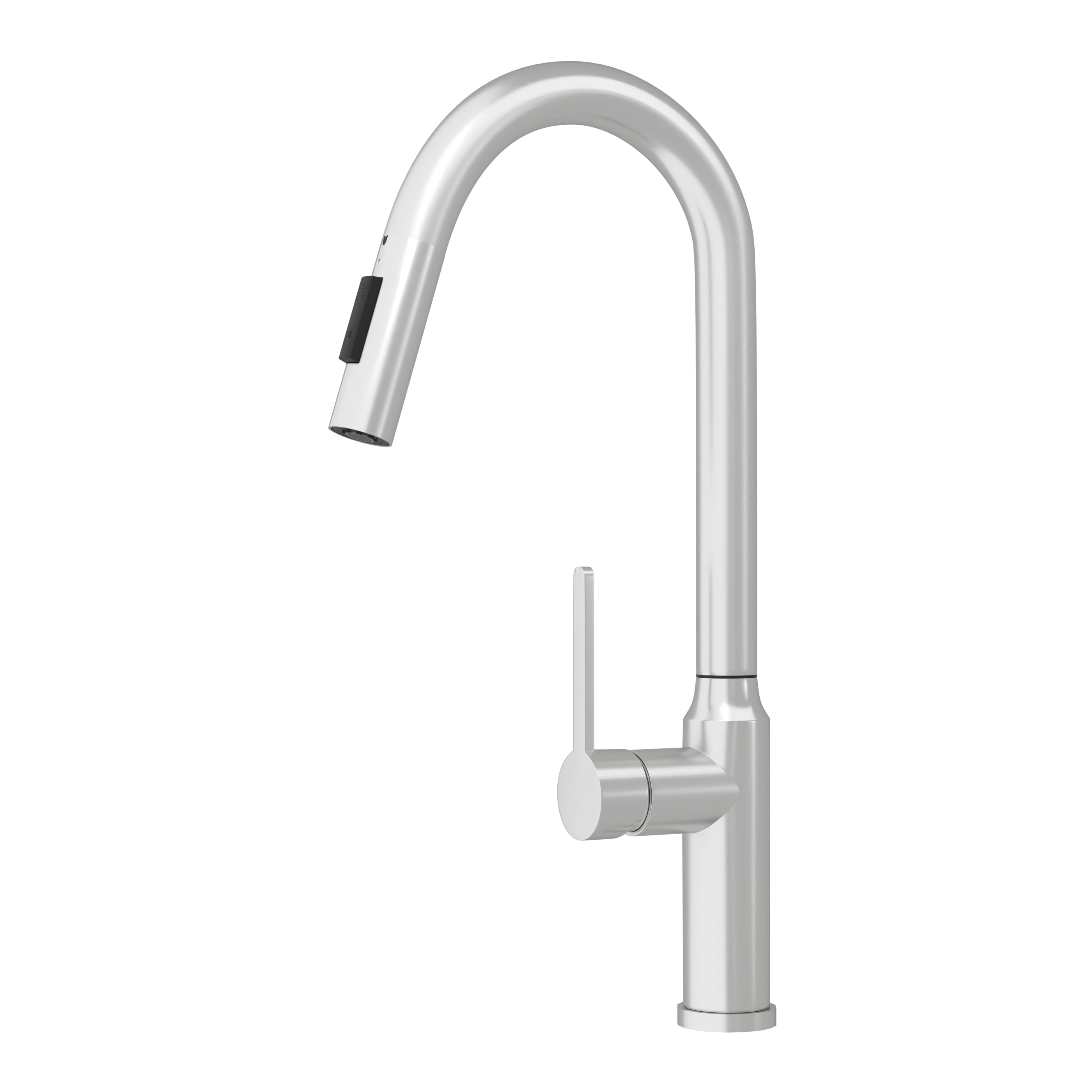 Bothwa Home 18.83' CUPC Certified Pull-down Kitchen Faucet (Brushed Nickel Finish)