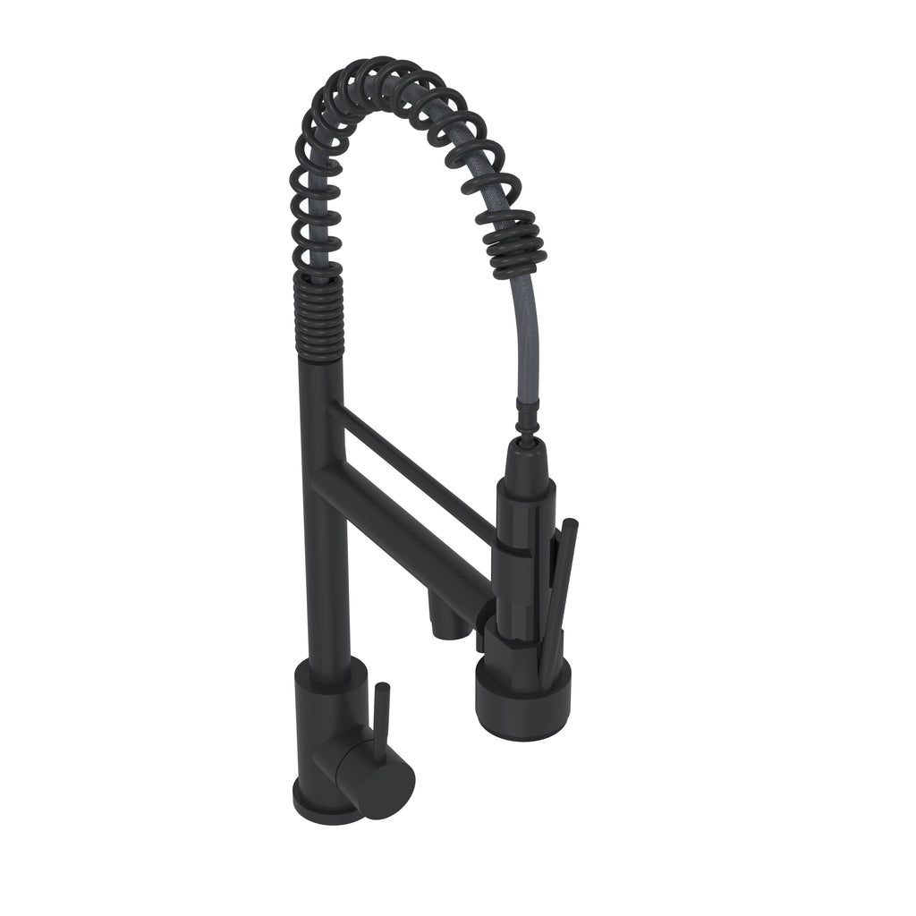 Bothwa Home CUPC Certified 19' Single Handle Kitchen Faucet (Matt Black Finish)