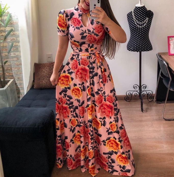 Floral Maxi Dress for Women