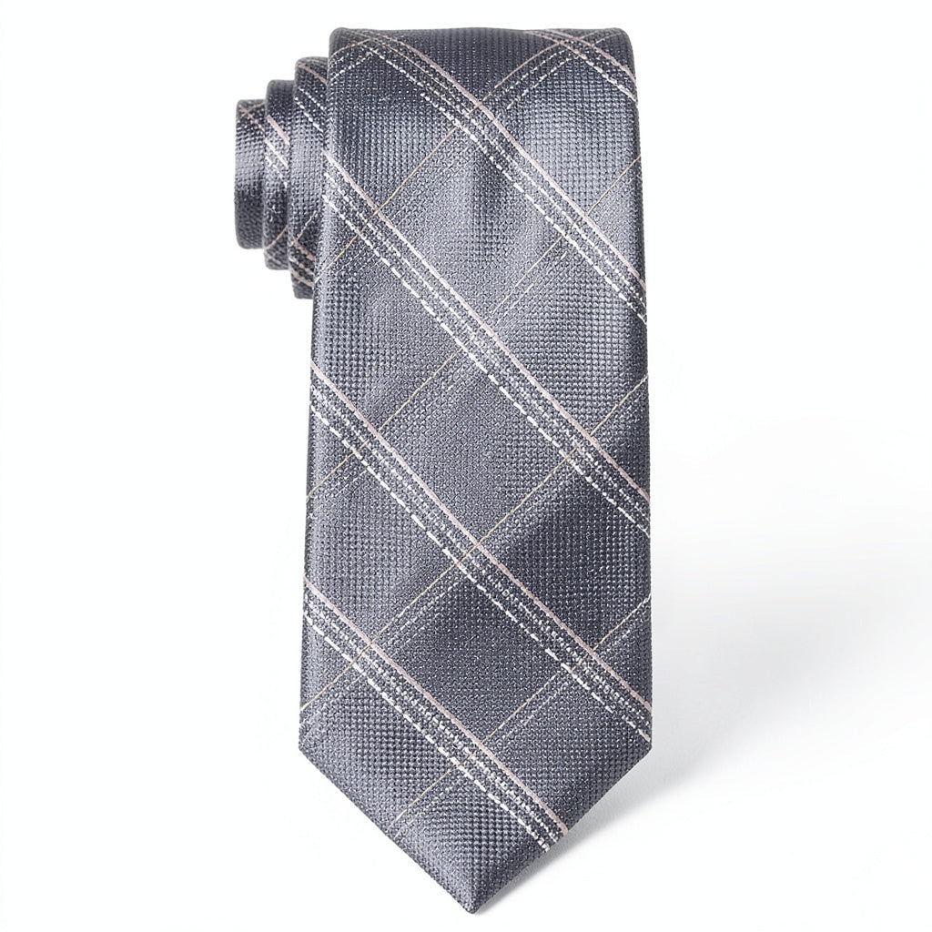 Michael Michael Kors Men’s Dash & Line Grid Check Tie
