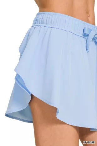 Zenana Soft Woven Active Skorts