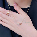 Geometric Pendant Clavicle Chain for Women