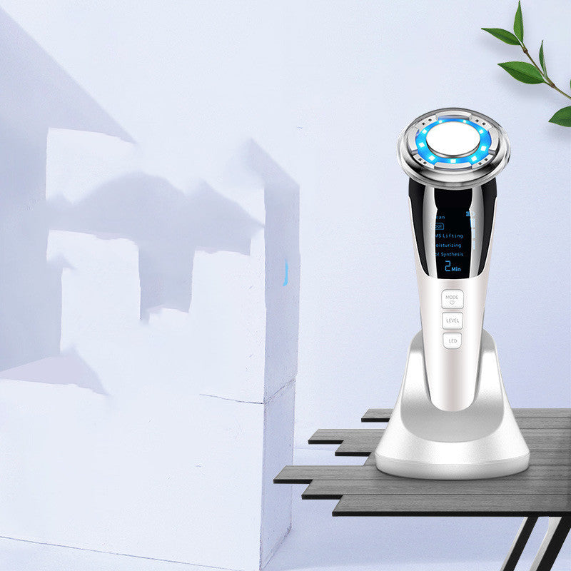 New EMS Facial Cleansing Device with Hot/Cold Light