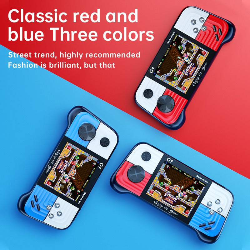 Retro Handheld Game Console with Joystick and Color Display