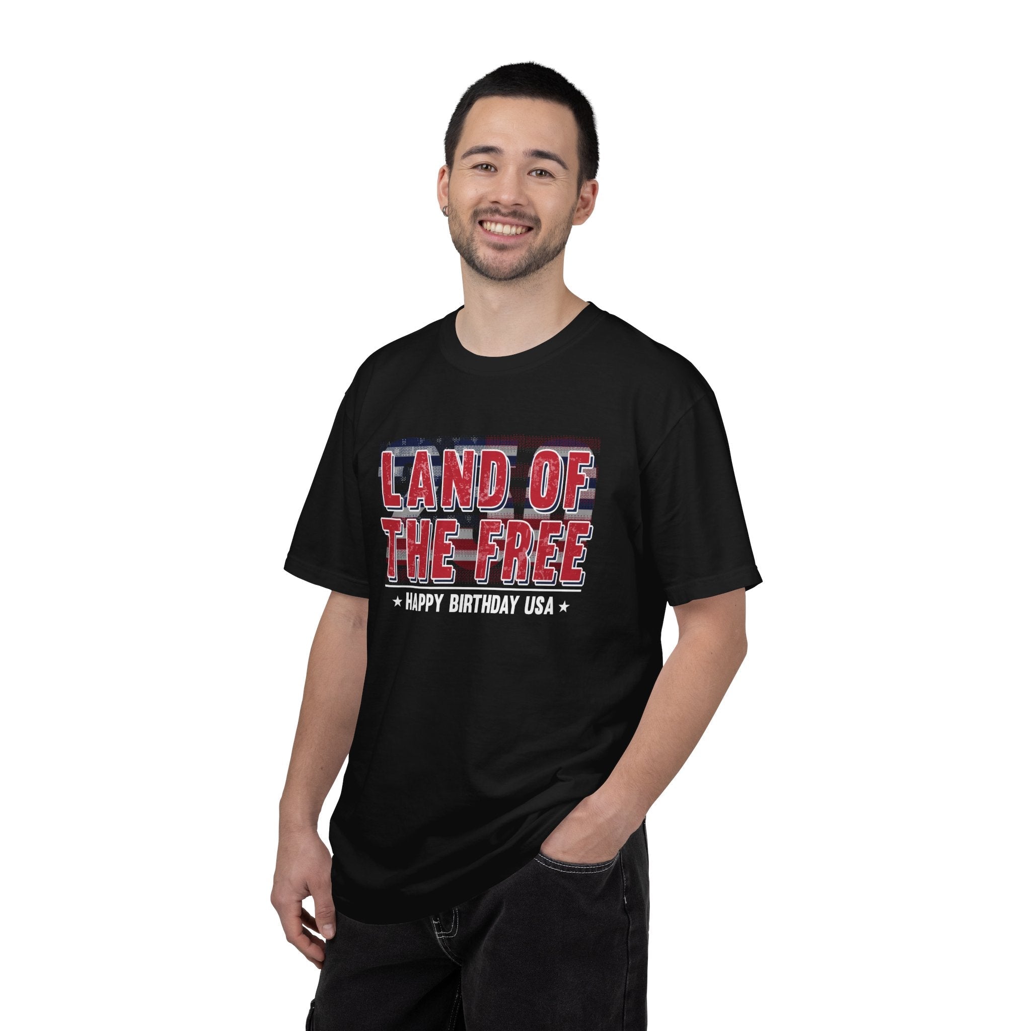 America 250 – “Land of the Free” Happy Birthday USA T-Shirt