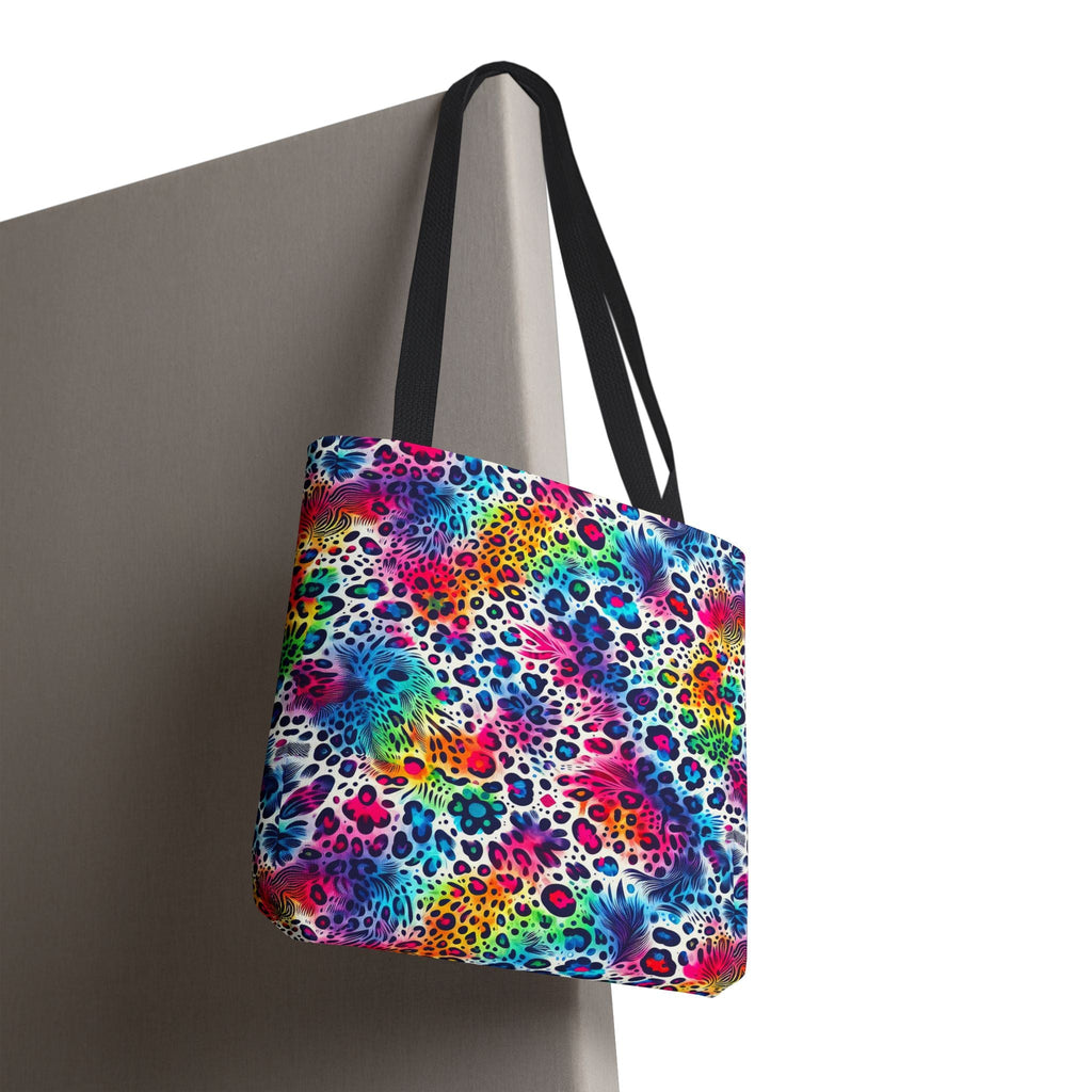 Bespattered Facade Neon Animal Print Eco-Friendly Carryall Tote Bag