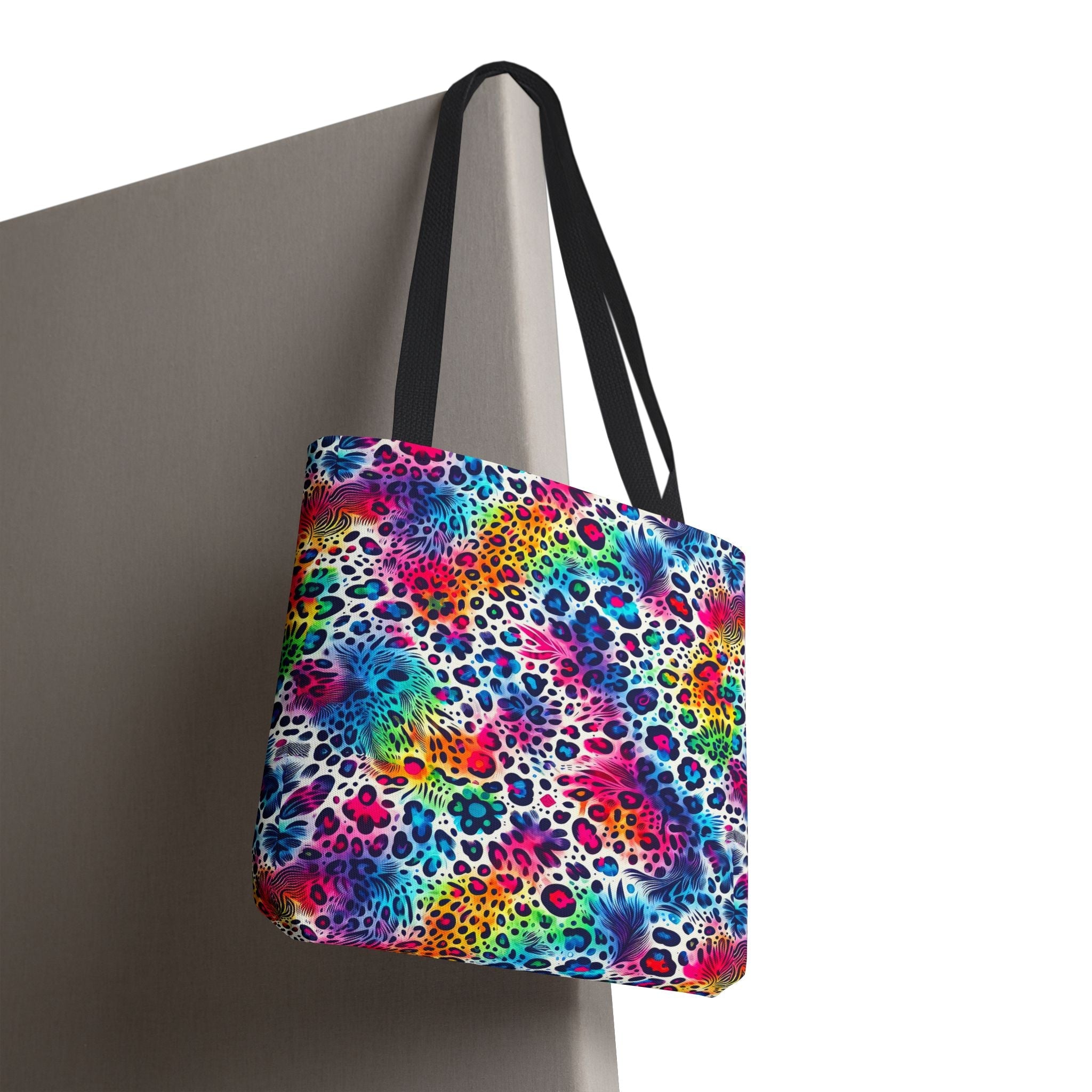 Bespattered Facade Neon Animal Print Eco-Friendly Carryall Tote Bag