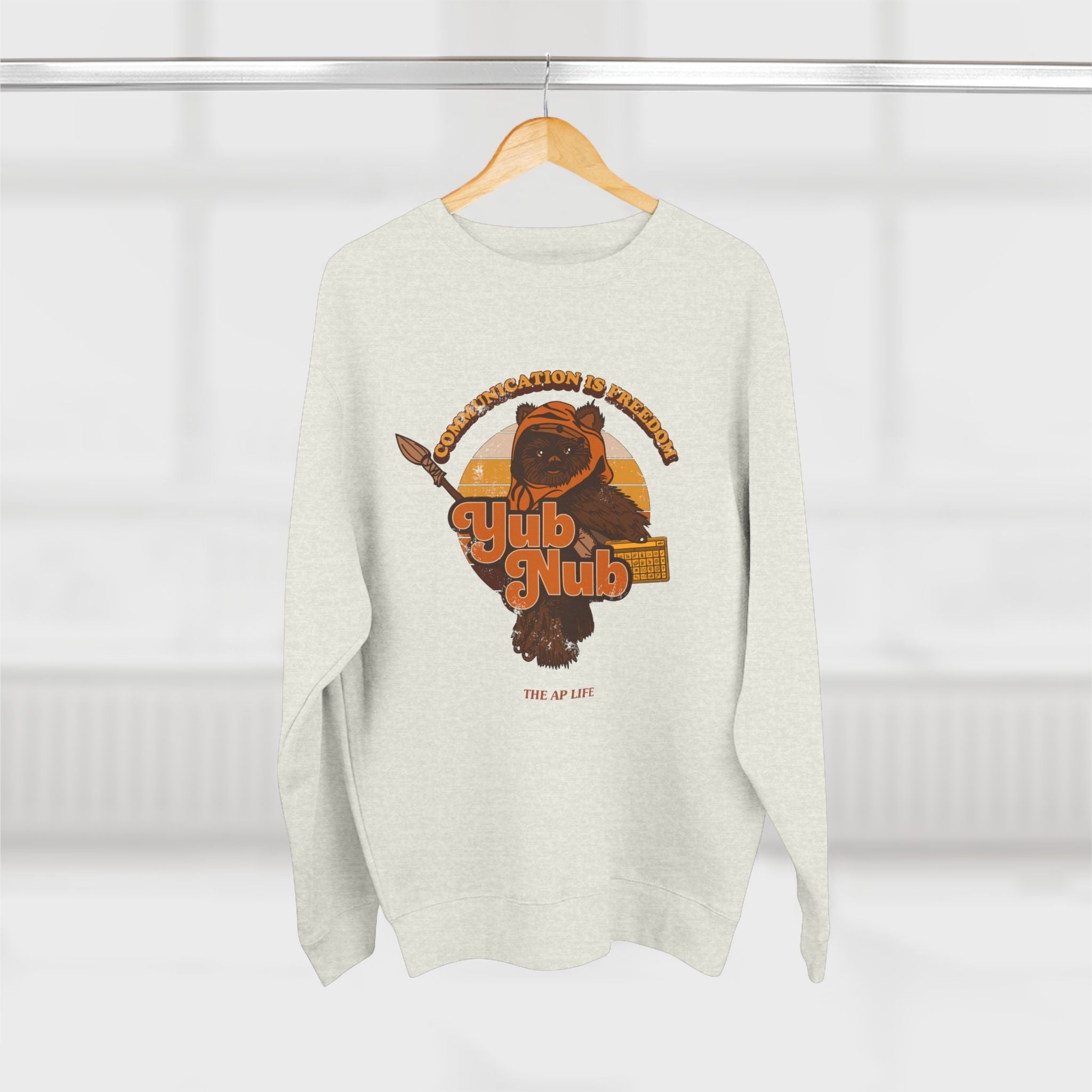 Communication is Freedom - Yub Nub - AAC - Unisex Crewneck Sweatshirt