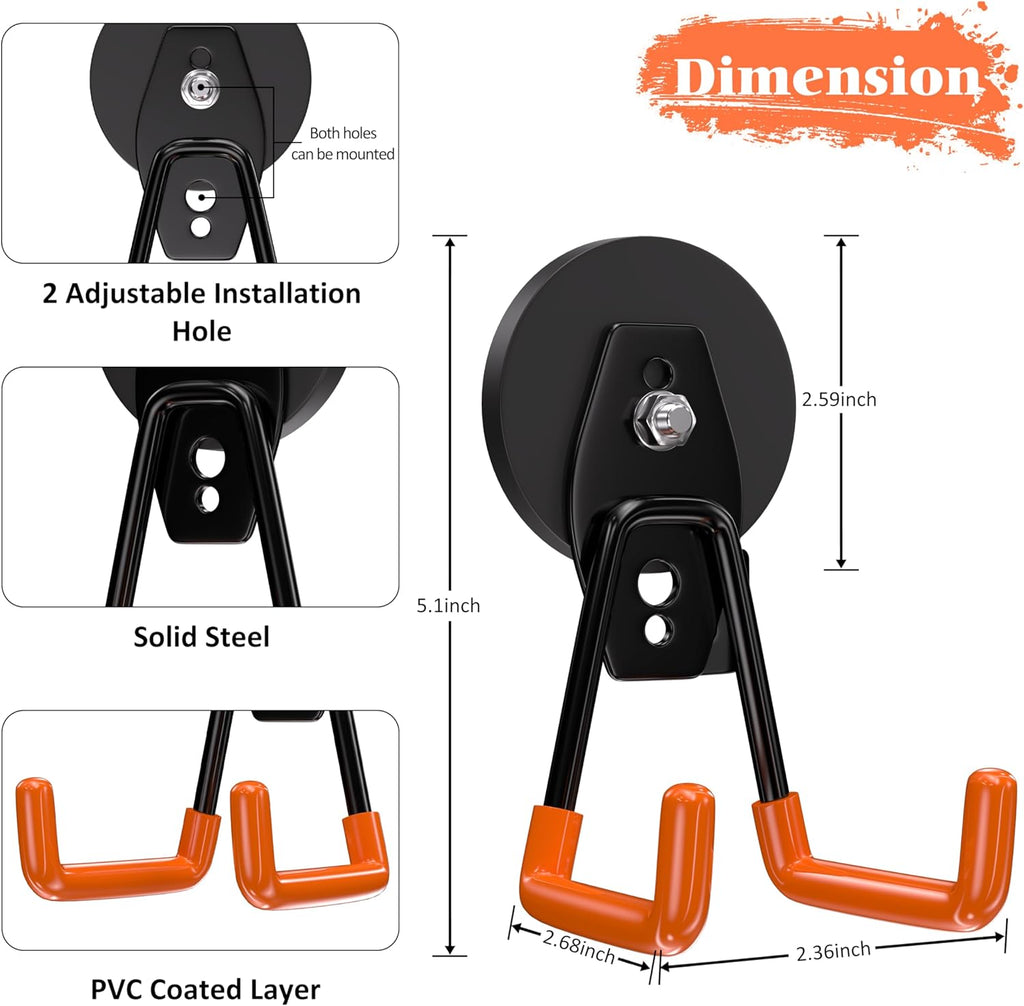 Magnetic Pushback Utility Hooks (10lb) – Multi-Pack for Headsets & GroundComm X30 Cord