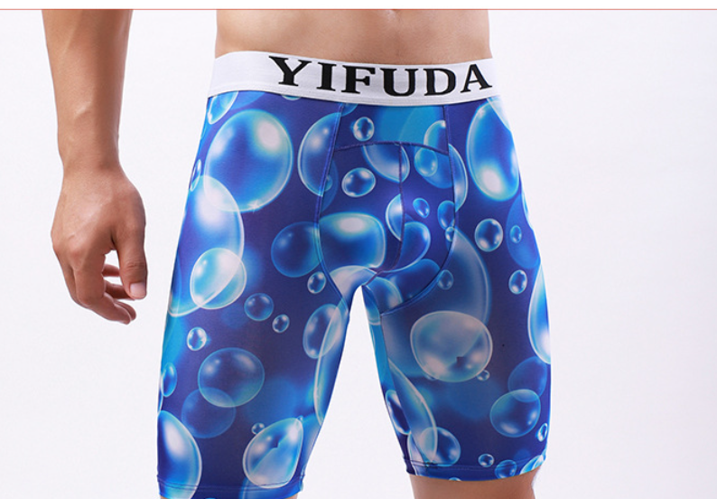 Men's Casual Five Point Print Shorts