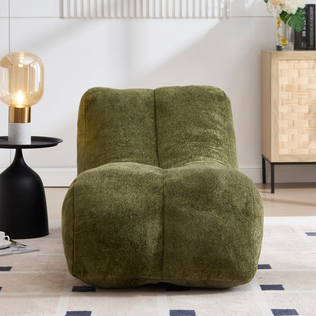 Creative Bean Bag Sofa Chair for Adults with High-Quality Sponge Filling and Polyester Fiber,59x30x23.6 inches