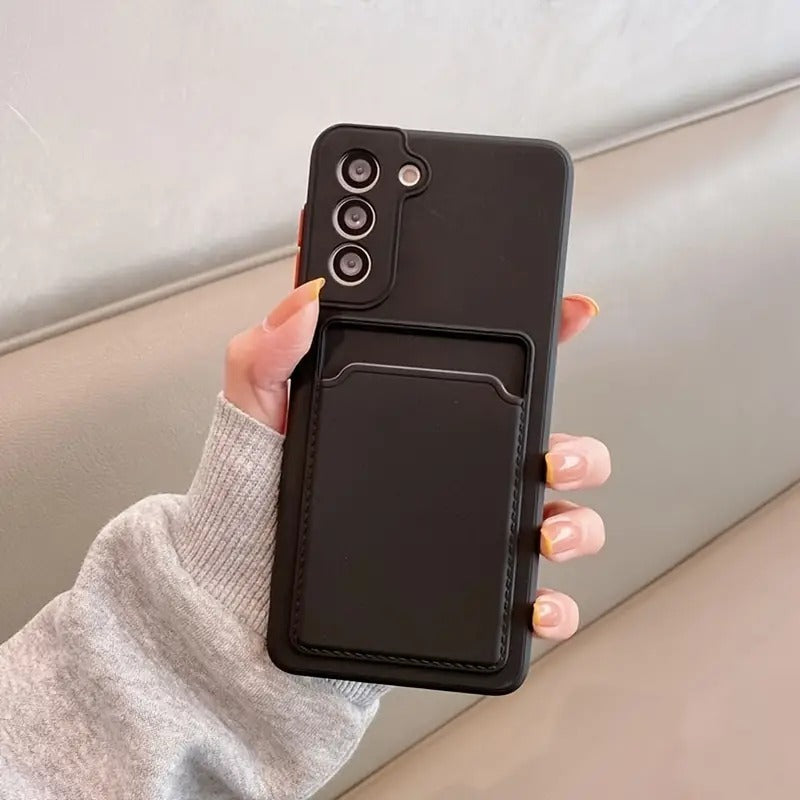 Protective Mobile Phone Case with Card Holder Sleeve