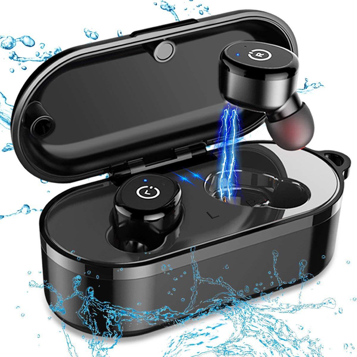 New TWS Wireless Bluetooth 5.0 Earbuds with Charging Case