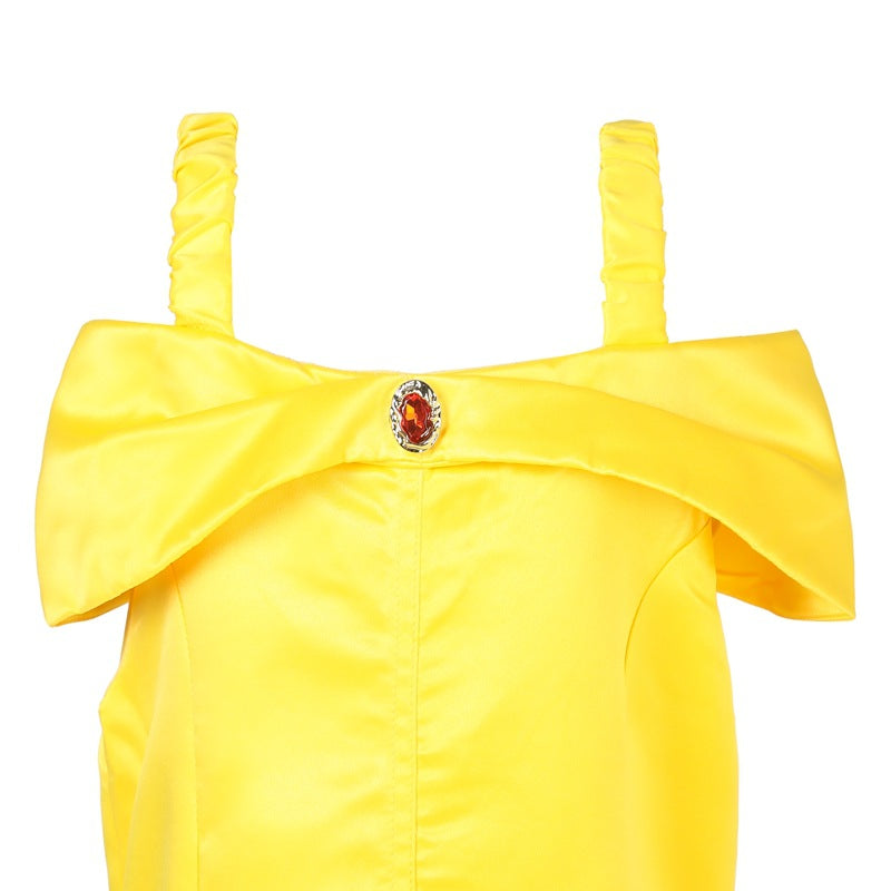 Belle Princess Dress for Girls Ages 3-12 Years Old