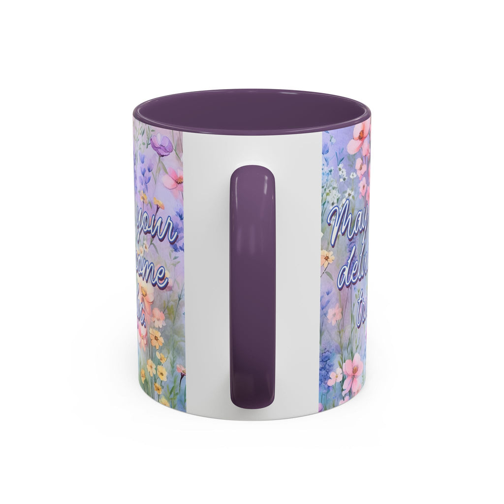Bespattered Facade May All Your Delulu Come Trululu Pastel Floral Mug | Four Colors | 11oz or 15oz