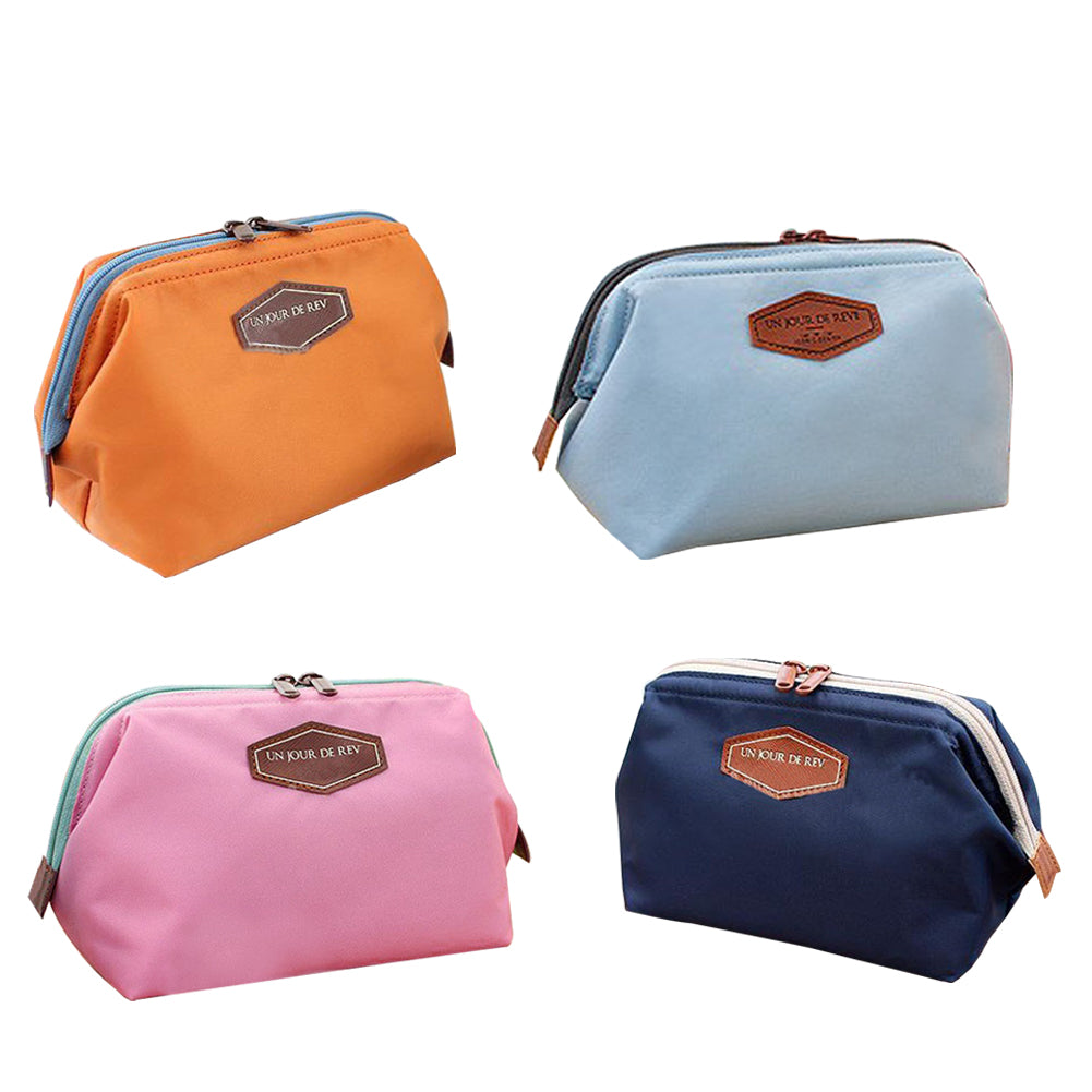 Cute Women's Travel Makeup Bag and Clutch Purse