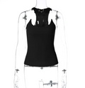 Women's Inner Outer Wear Solid Color Vest
