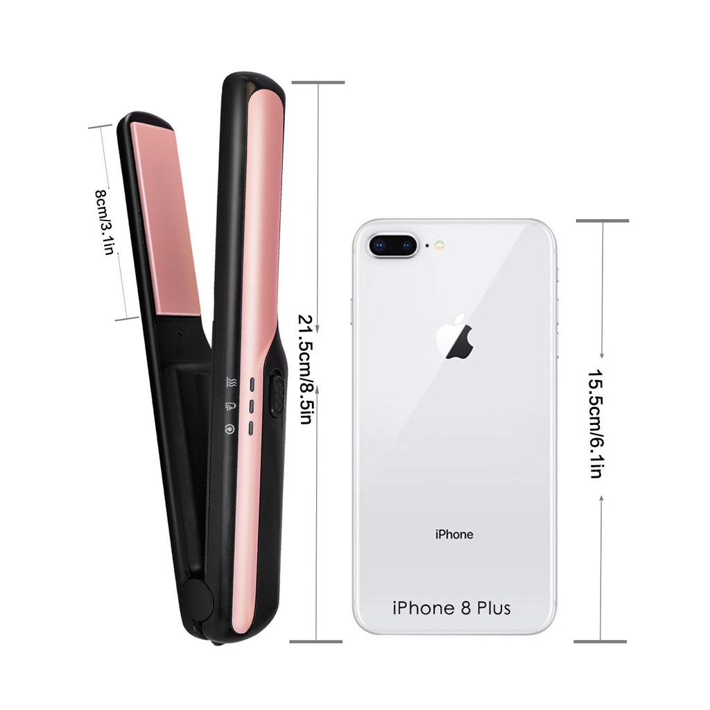 USB Wireless Charging Hair Straightener