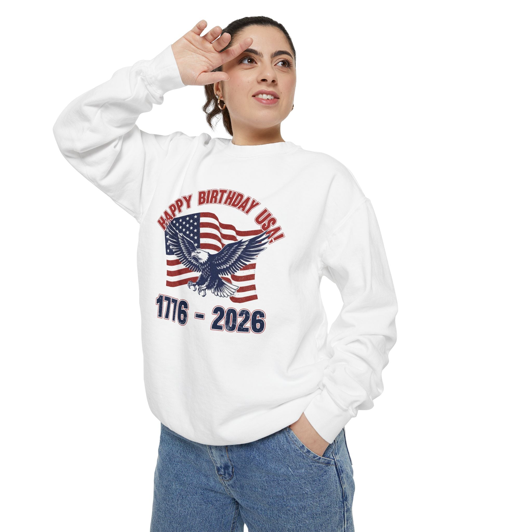 America 250 – Happy Birthday USA “1776–2026” Sweatshirt