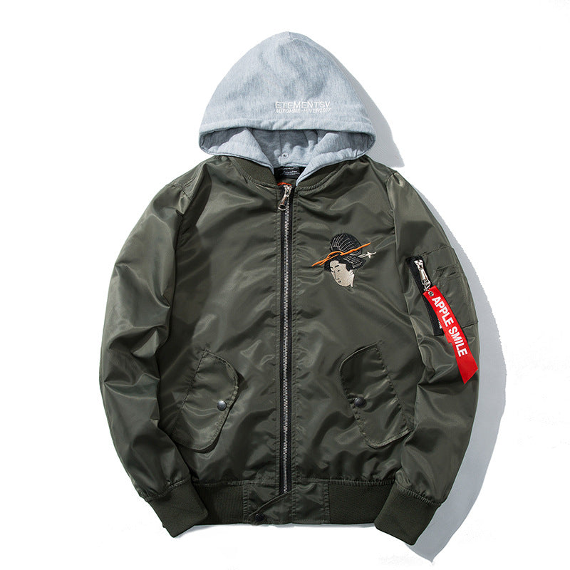 Embroidered Air Force Pilot Jacket