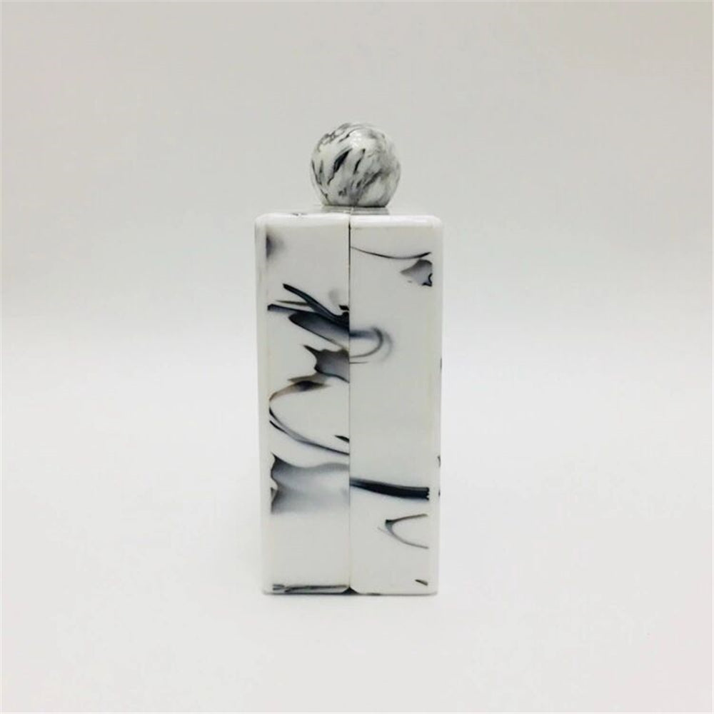 Stylish Marble Acrylic Clutch Purse for Women