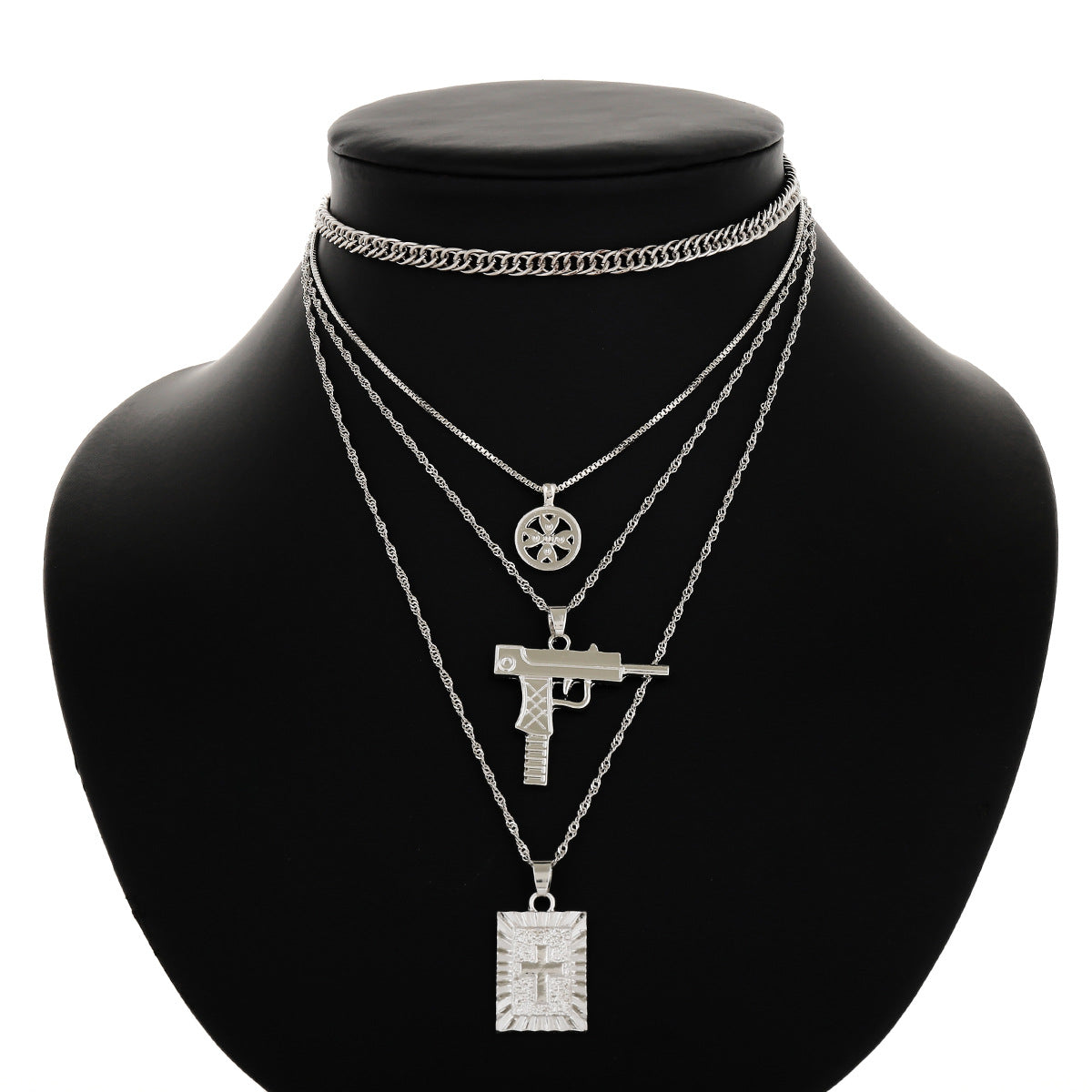Layered Necklace and Clavicle Chain