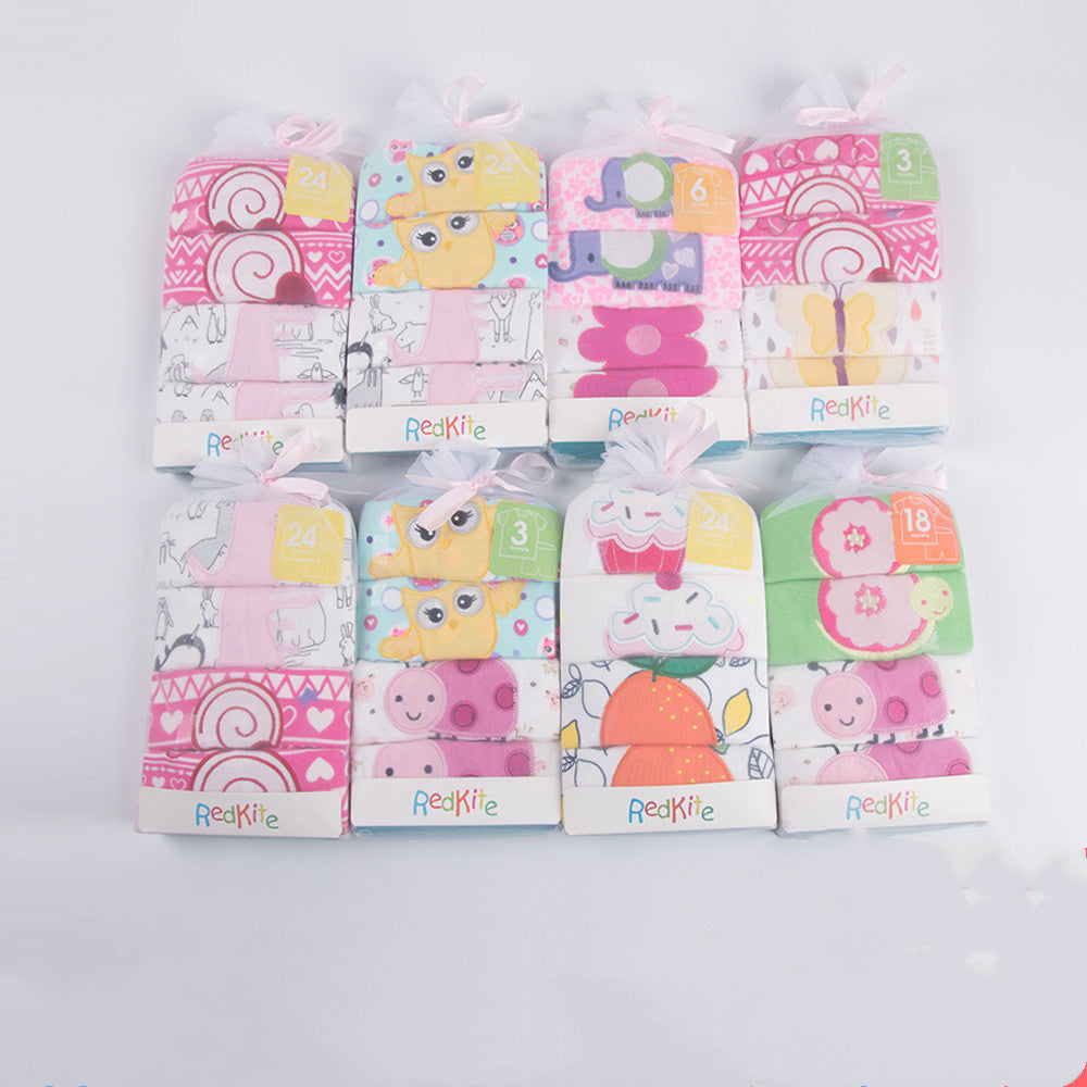 Redkite Baby Cotton Cartoon Short Sleeve Set