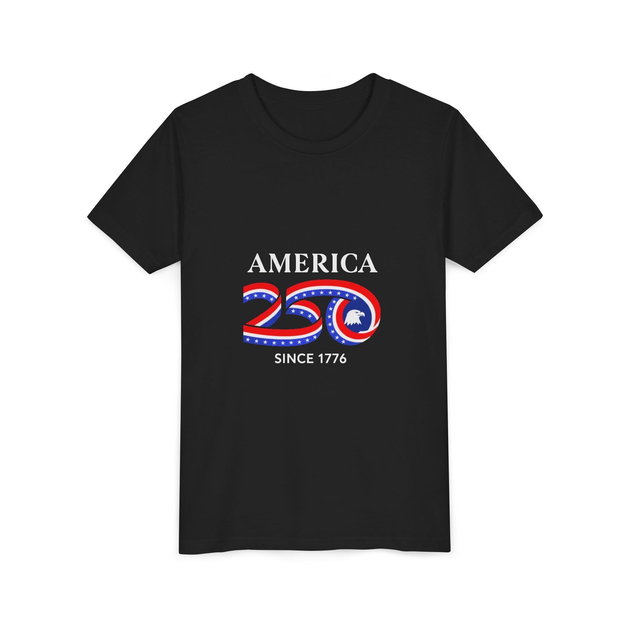 Youth Tee - "America 250 Since 1776" Patriotic 250th Anniversary Kids T-Shirt