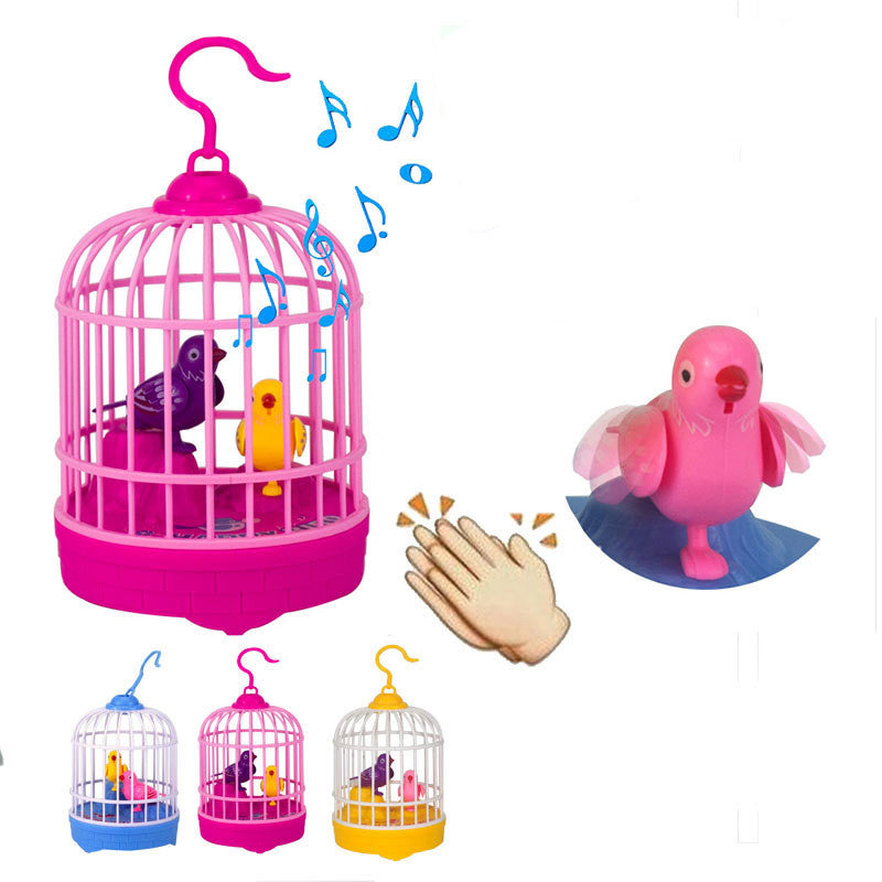 Sound Control Mini Birdcage Toy for Unique Experiences