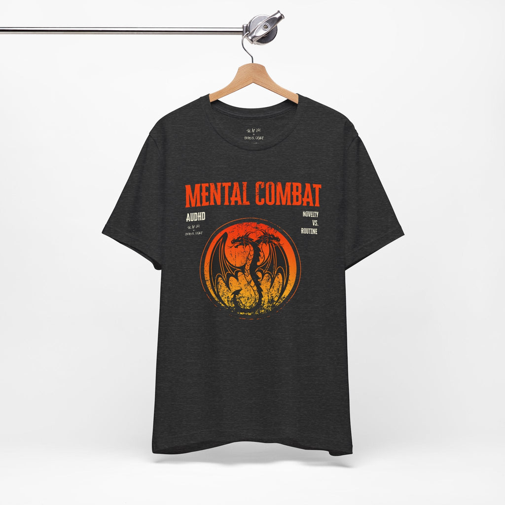 Mental Combat AuDHD Burnout - Adult Unisex Jersey Tee