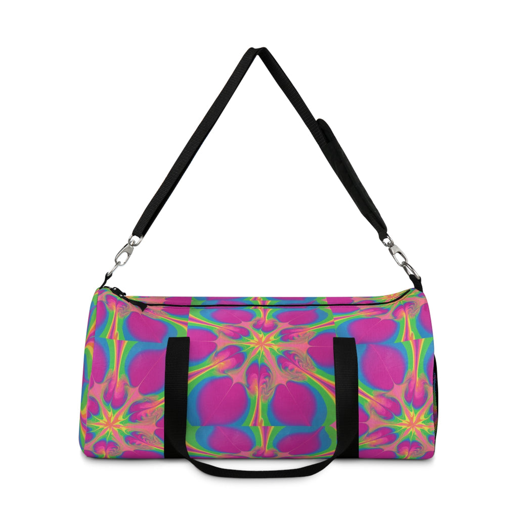 Bespattered Facade Flower Power Duffel Bag | 2 Sizes