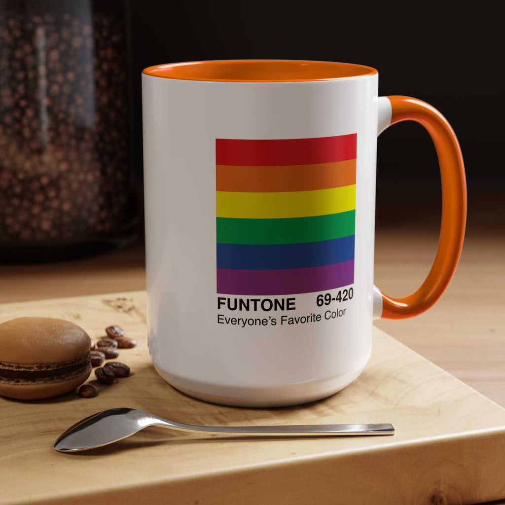 Bespattered Facade Everyone's Favorite Color "Funtone" Chip Mug | Eight Colors | 11oz or 15oz