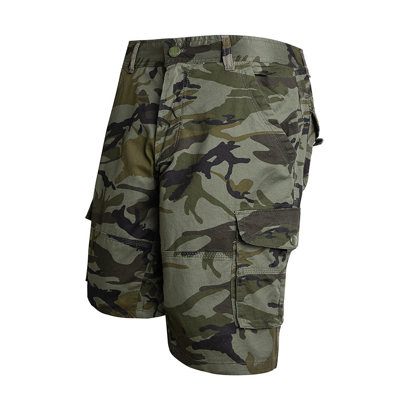 Men's Camouflage Shorts - Loose Plus Size Workwear