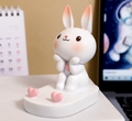 Creative Cute Rabbit Phone Stand for Home or Office