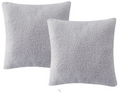 Birch Trails Solid Sherpa Set of 2 Decorative Pillows 18 x 18
