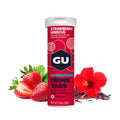 GU Energy Hydration Electrolyte Drink Tablets Enhanced Endurance Sports Drink for Running Cycling Triathlon 8-Count(96 Servings) Strawberry Hibiscus