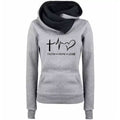 Personalized Hooded Sweater with Lapel Graphic Print