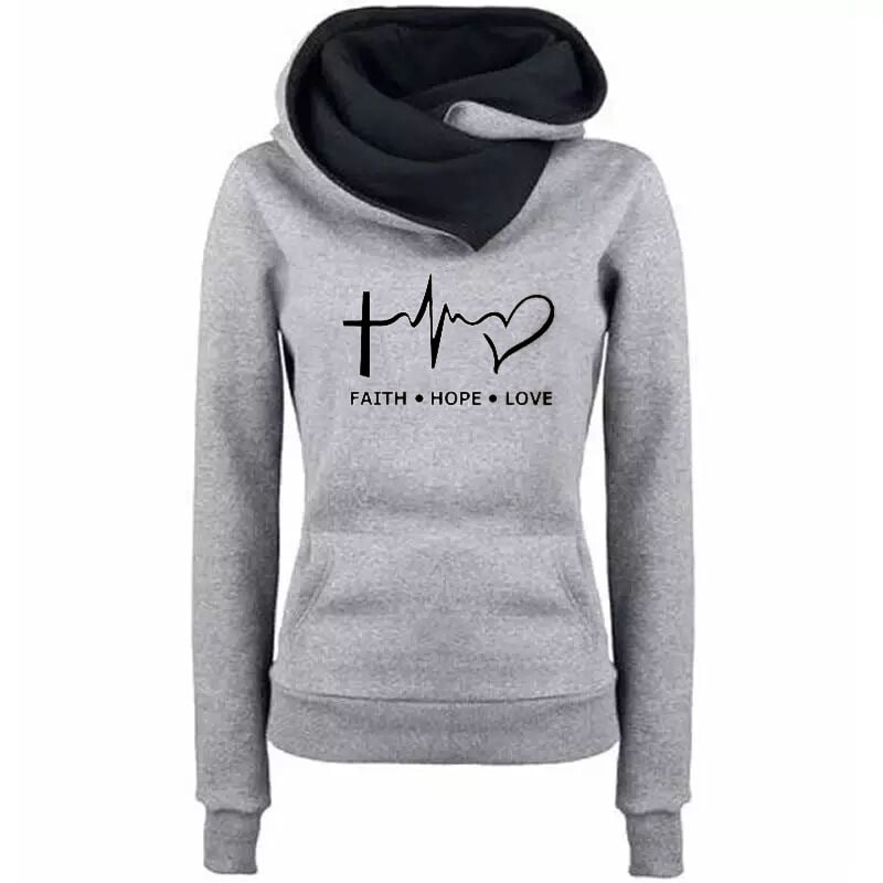 Personalized Hooded Sweater with Lapel Graphic Print