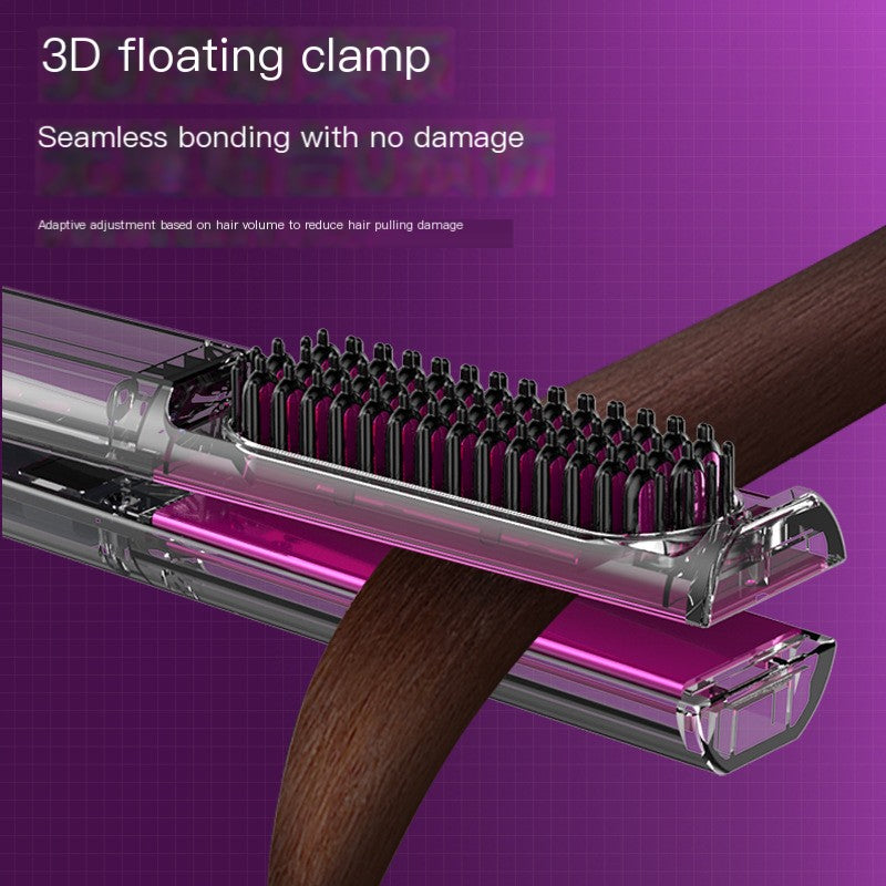 Hair Straightener with Comb Attachment